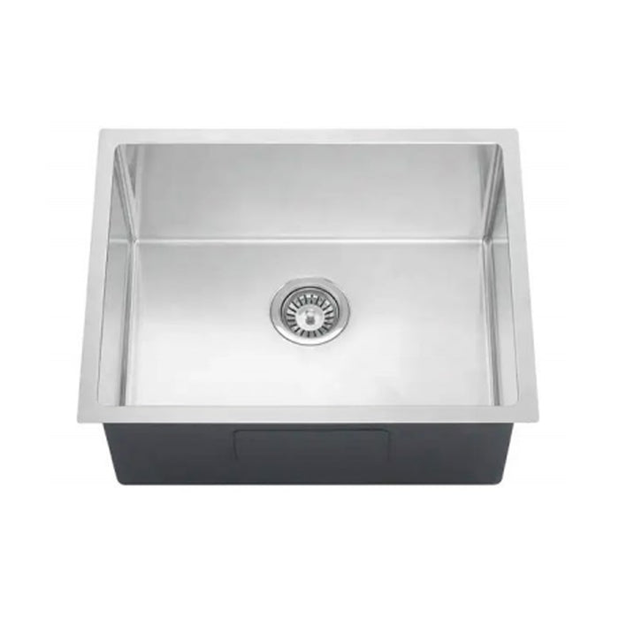 Handmade Single Bowl Kitchen Sink - Under Mount - 23" Stainless Steel/Stainless Steel