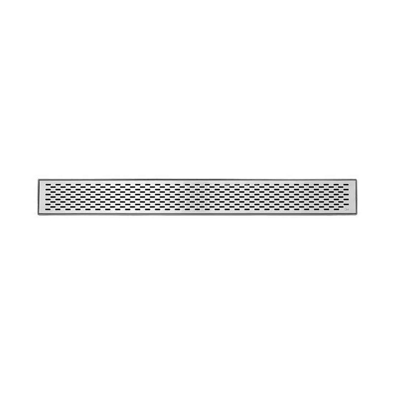 Delta Delmar Standard Plain Edge Linear Shower Drain - Floor Mount - 32" Stainless Steel/Satin