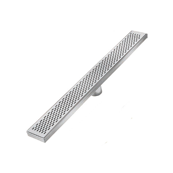 Delta Delmar Standard Plain Edge Linear Shower Drain - Floor Mount - 32" Stainless Steel/Polished