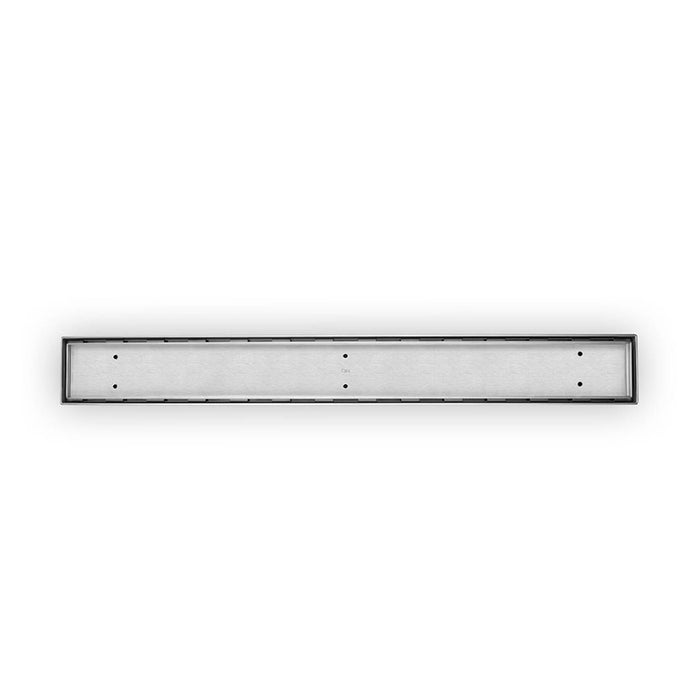 Mist (Tile-In) Linear Shower Drain - Floor Mount - 24" Stainless Steel/Satin