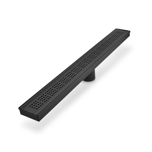 Black Shower Drain, Linear Shower Drain