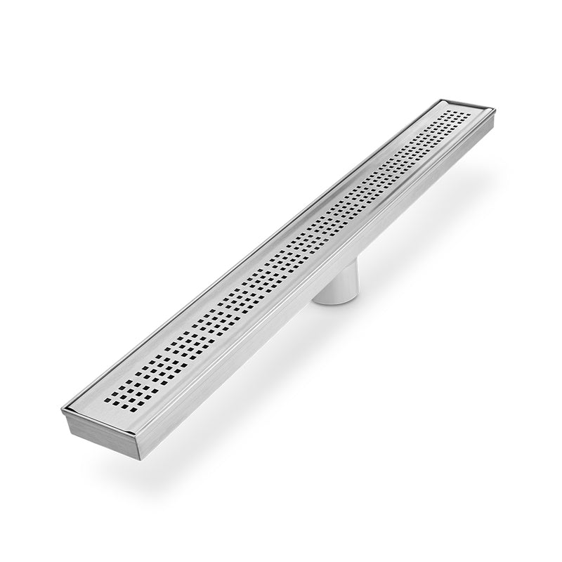 Bay Ria Linear Shower Drain - Floor Mount - 48" Stainless Steel/Polished