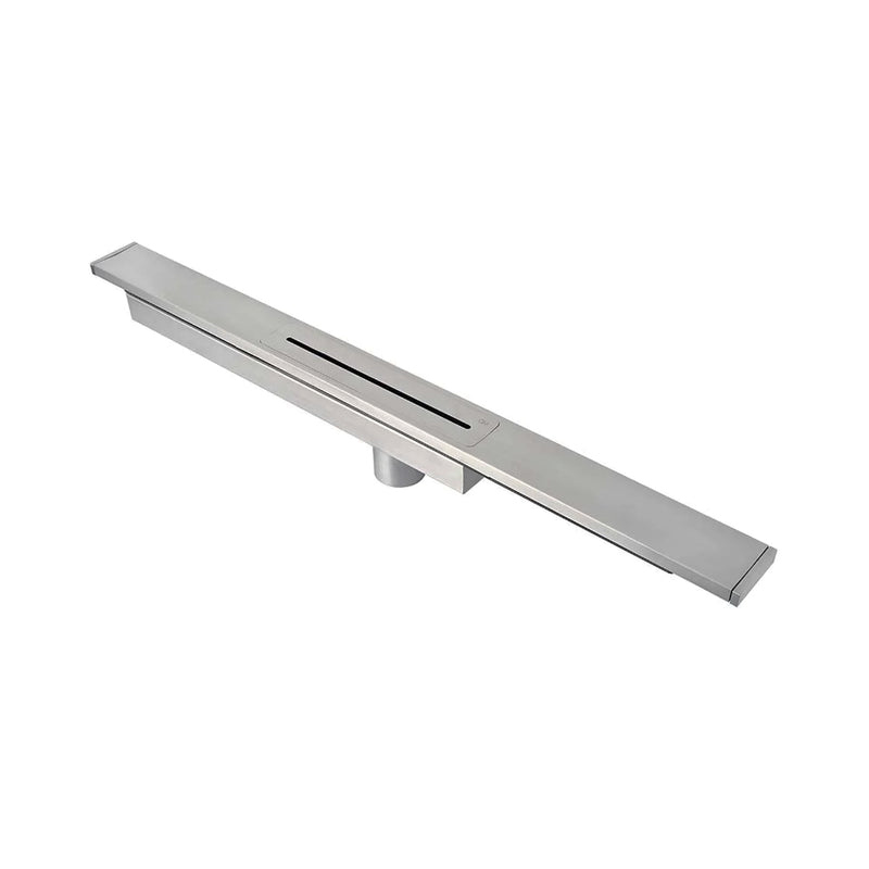Delmar Supreme Linear Shower Drain - Floor Mount - 40" Stainless Steel/Satin