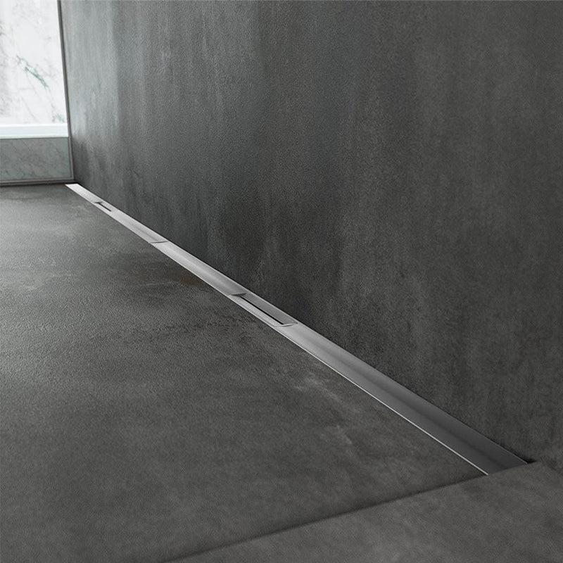 Delmar Supreme Linear Shower Drain - Floor Mount - 60" Stainless Steel/Polished