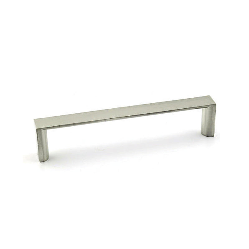 Zamak Cabinet Pull Handle - Cabinet Mount - 5" Brass/Brushed Nickel
