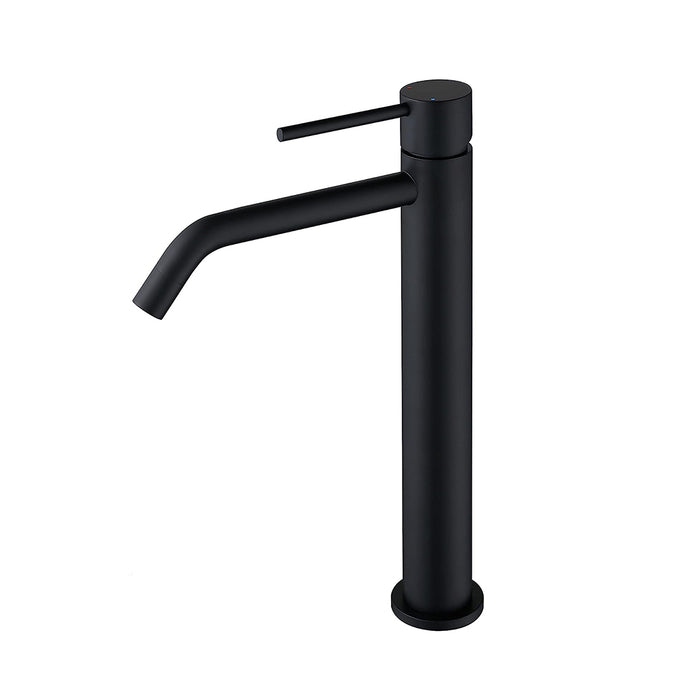 Metro Slim Bathroom Faucet - Vessel - 12" Brass/Matt Black