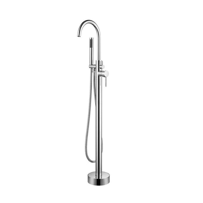 Metro Tub Faucet - Free Standing - 43" Brass/Polished Chrome
