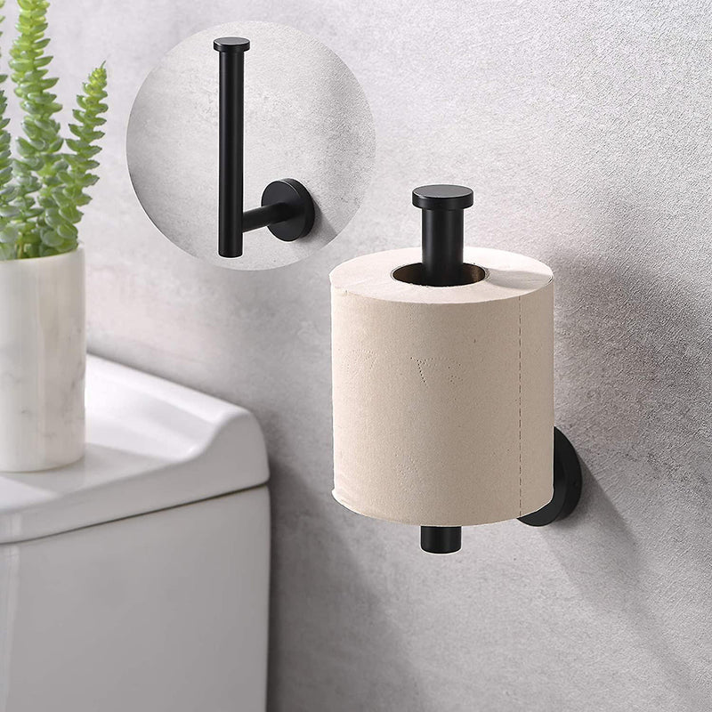 Metro Toilet Paper Holder - Wall Mount - 3" Brass/Matt Black