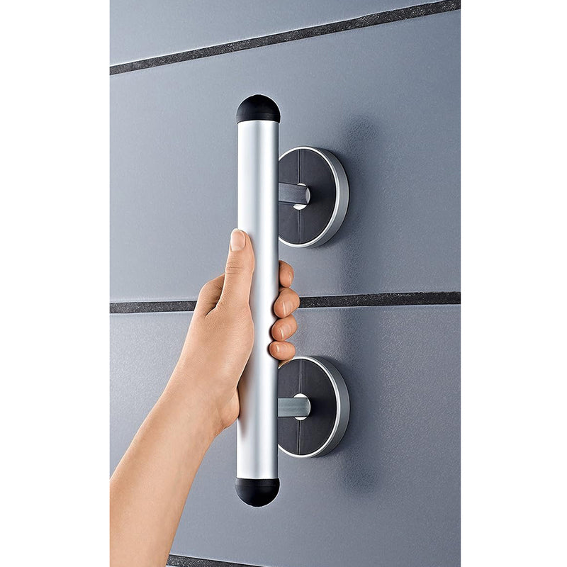 Assistent Grab Bar - Wall Mount - 12" Aluminum/Aluminum