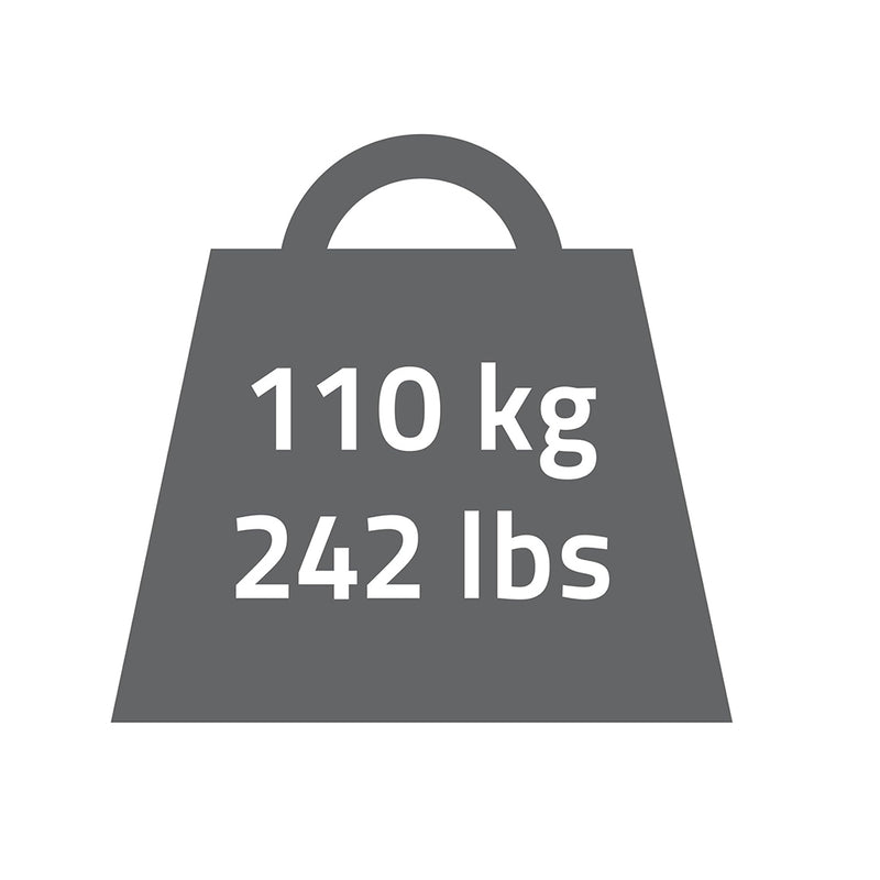 Assistent Grab Bar - Wall Mount - 12" Aluminum/Aluminum