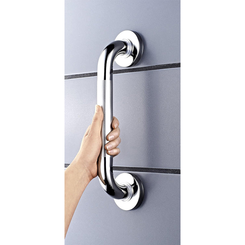 Assistent Grab Bar - Wall Mount - 15" Stainless Steel/Polished Steel