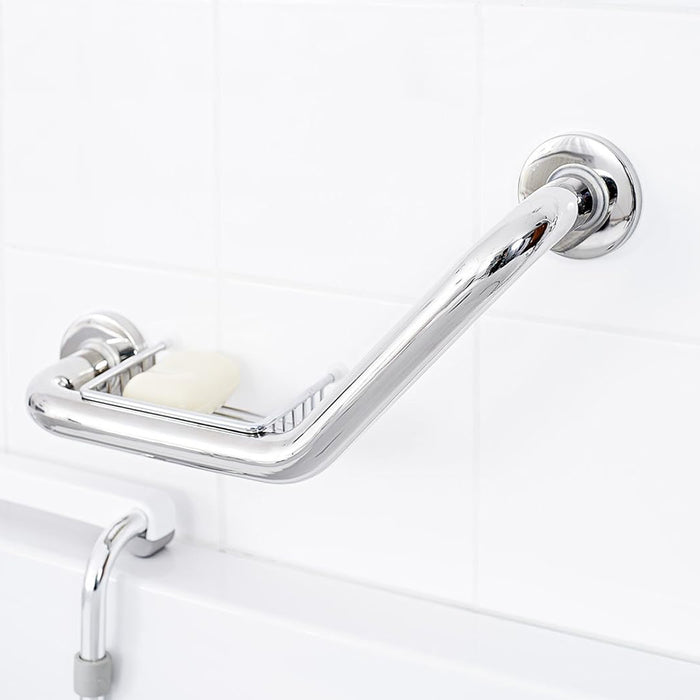 Assistent Grab Bar - Wall Mount - 18" Stainless Steel/Chrome