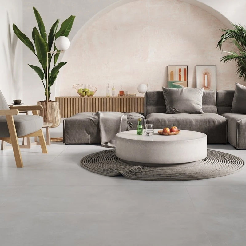 Pro Concrete UP Floor Tile - Wall Or Floor Mount - 24 x 48" Porcelain/Unpolished