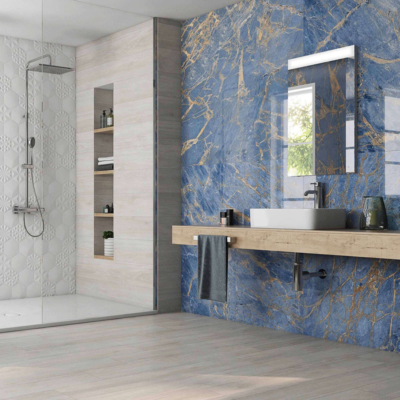 Slabs Marble Nouveau PO Wall Tile - Wall Mount - 48 x 48" Porcelain/Polished