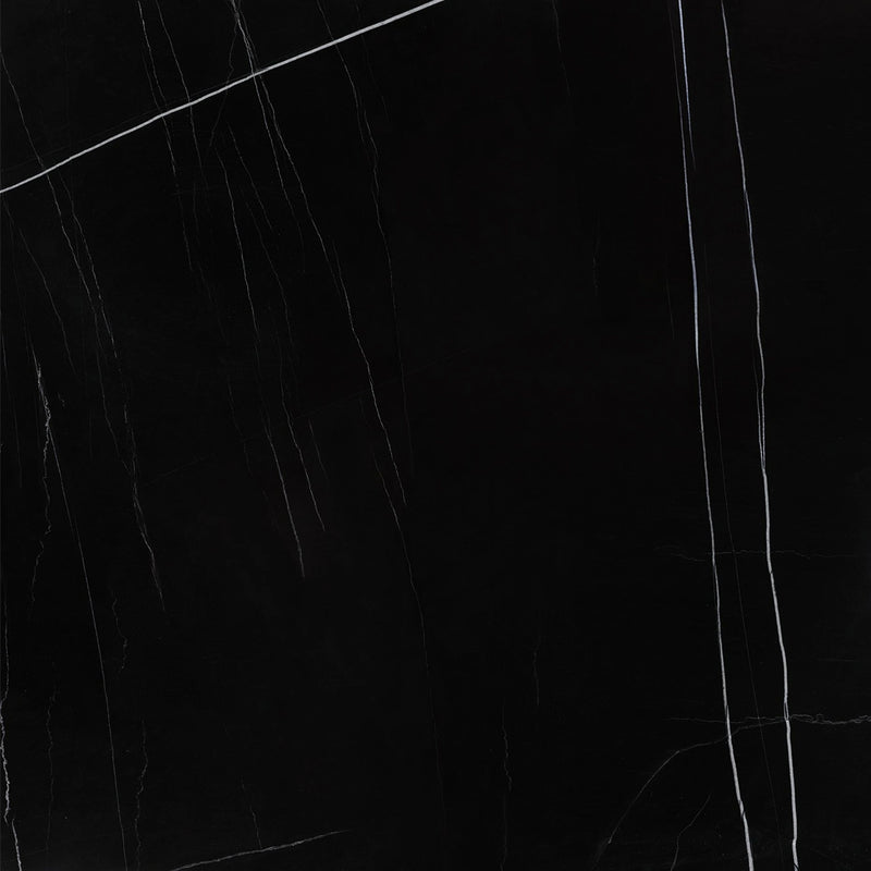 Slabs Sahara Noir PO Floor Tile - Wall Or Floor Mount - 48 x 48" Porcelain/Polished