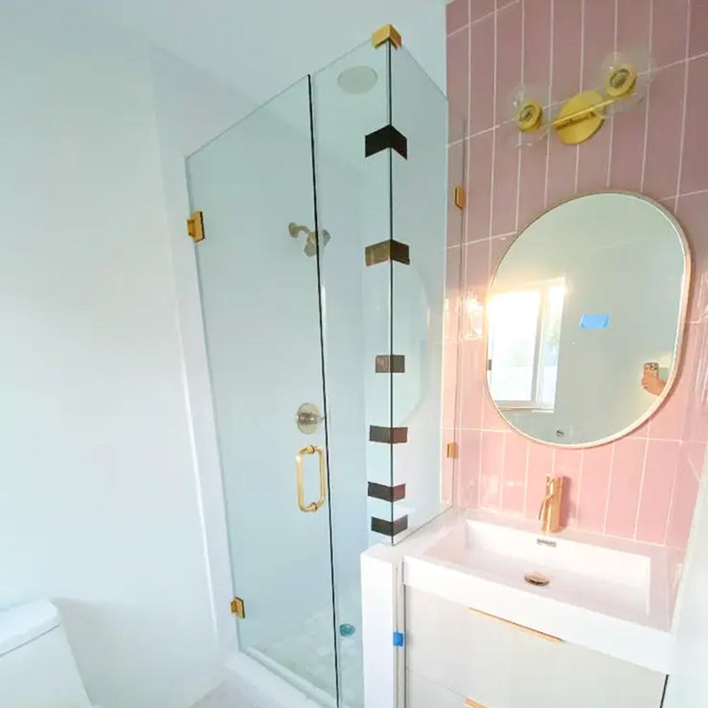 Flow Velvet Pink Rectangular Wall Tile - Wall Mount - 3 x 12" Ceramic/Pink