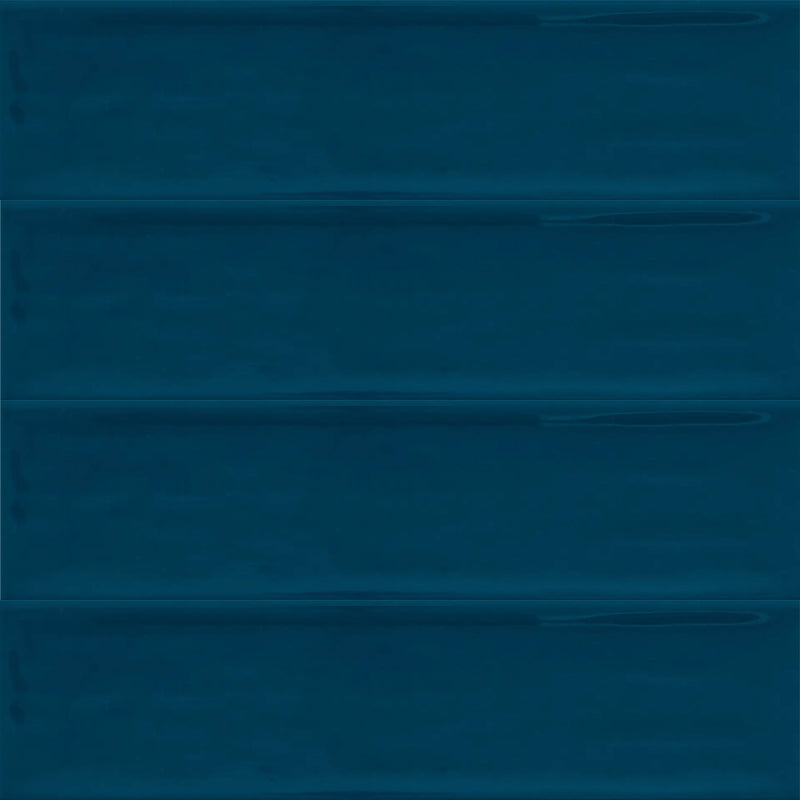 Flow Cosmic Sapphire Rectangular Wall Tile - Wall Mount - 3 x 12" Ceramic/Sapphire