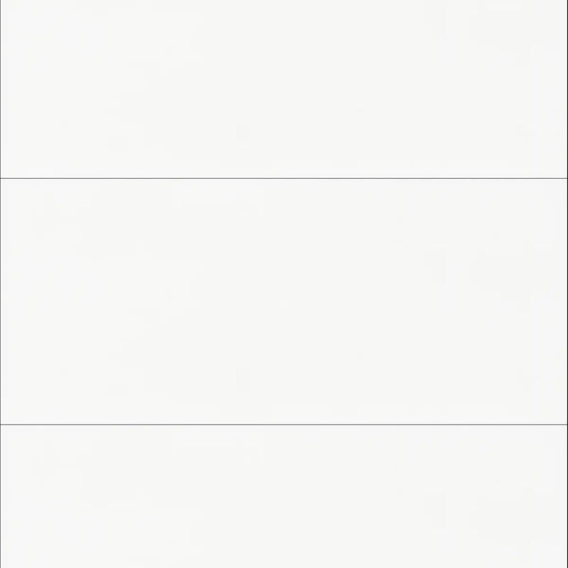 Maiolica White Bright Wall Tile - Wall Mount - 4 x 10" Ceramic/White