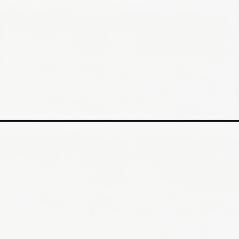 Maiolica White Bright Wall Tile - Wall Mount - 3 x 6" Ceramic/White