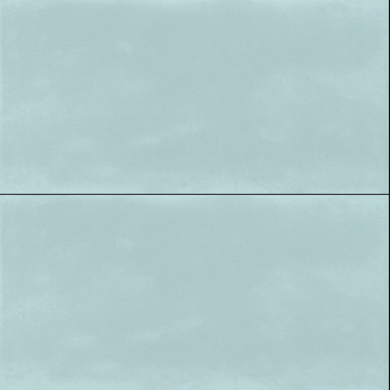 Maiolica Aqua Bright Wall Tile - Wall Mount - 3 x 6" Ceramic/Aqua