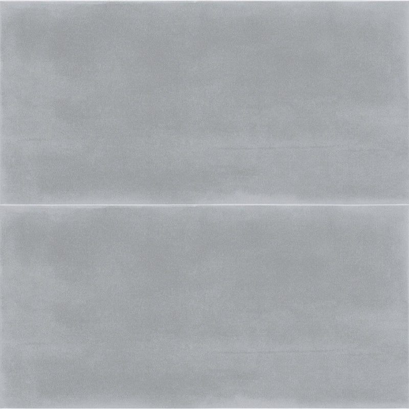 Maiolica Taupe Bright Wall Tile - Wall Mount - 3 x 6" Ceramic/Taupe