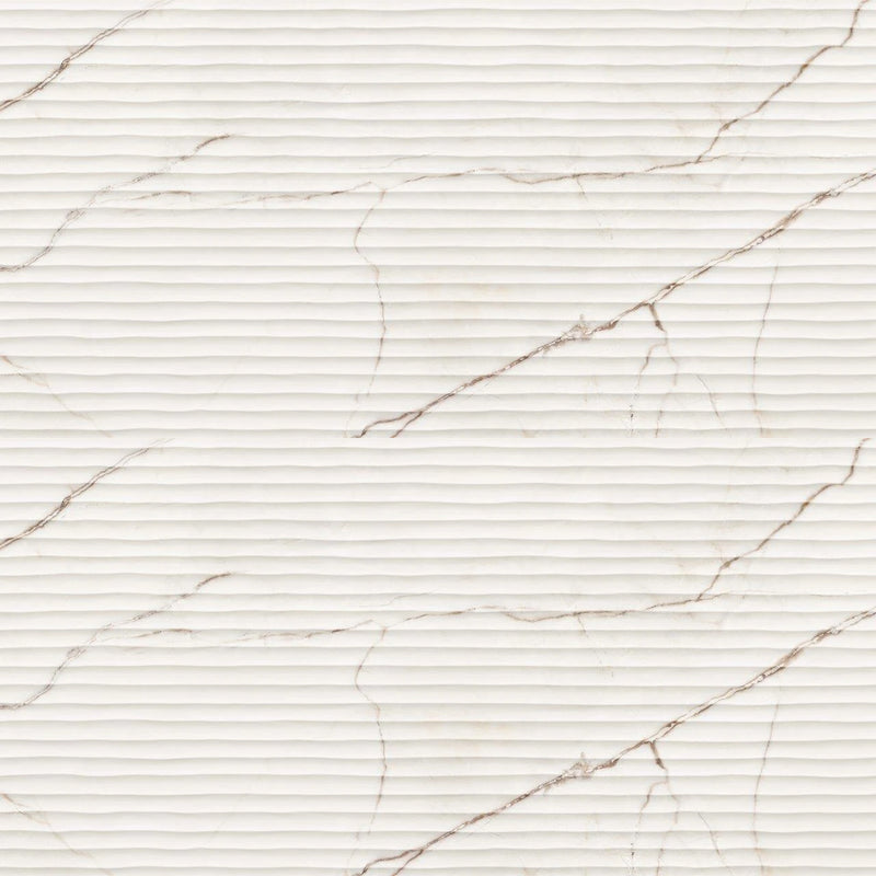Marble Lincoln Suite Wall Tile - Wall Or Floor Mount - 12 x 24" Porcelain/Glazed