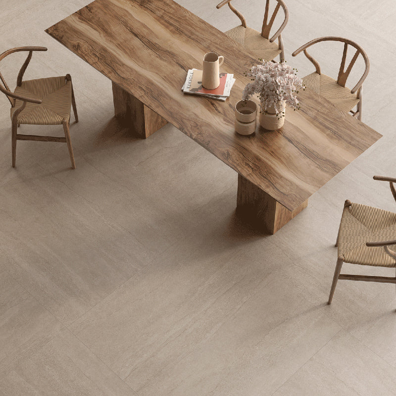 Serena Moka Veincut Wall Tile - Wall Or Floor Mount - 24 x 48" Porcelain/Glazed