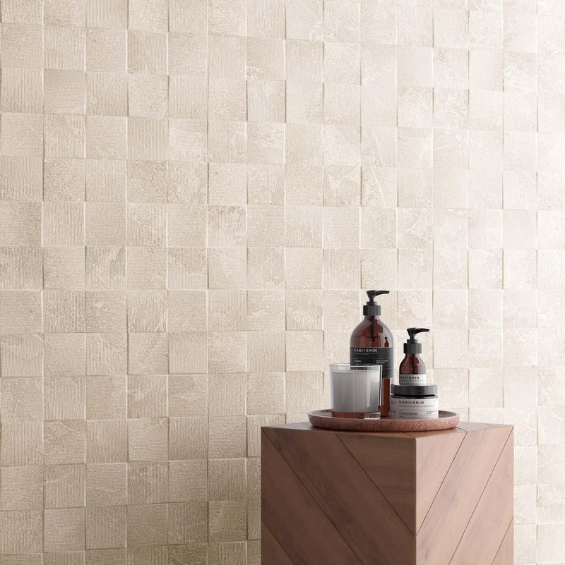 Avalon Suite Arena Wall Tile - Wall Mount - 12 x 36" Ceramic/Natural