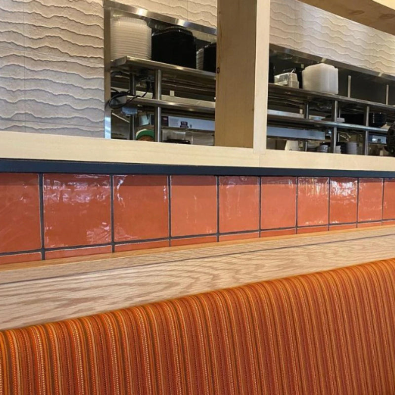 St. Tropez Coral Wall Tile - Wall Mount - 5 x 5" Ceramic/Coral