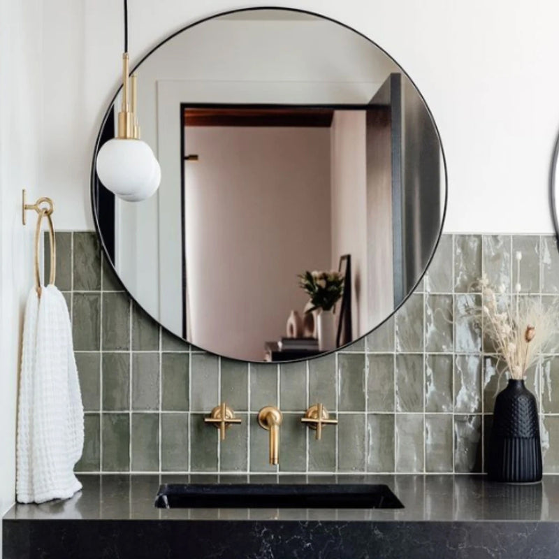 St. Tropez Verde Wall Tile - Wall Mount - 2.5 x 5" Ceramic/Green