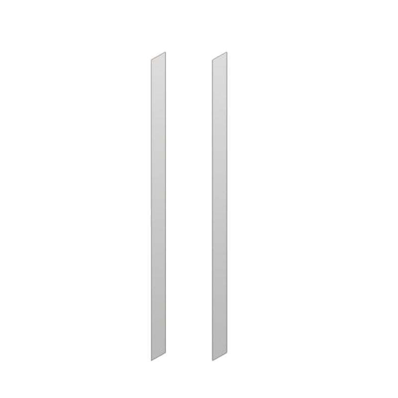 PL Portray Cabinet Side - Wall Mount - 72" Aluminum/Glass/Polished