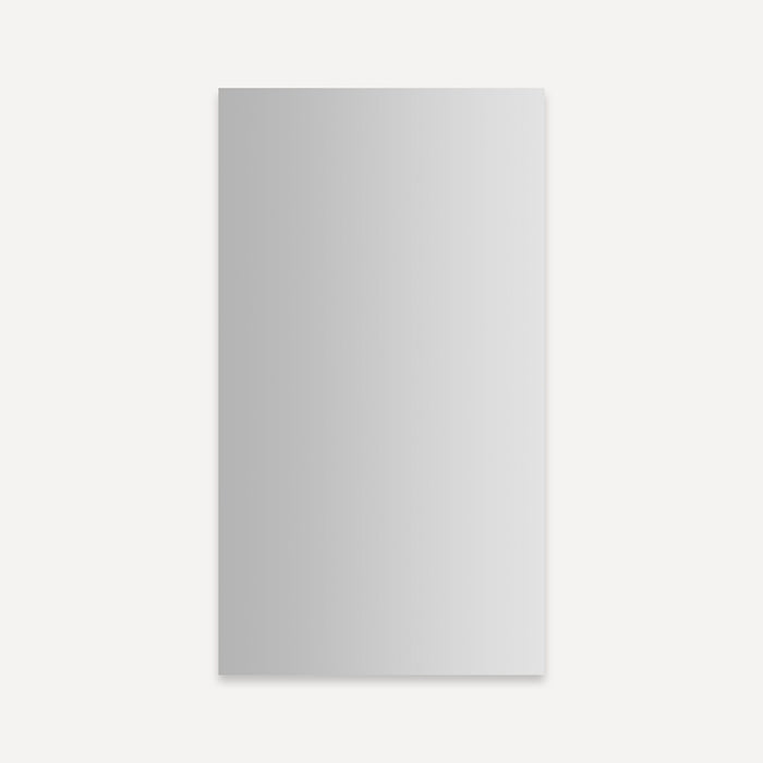 R3 Series Polished Edge and Reversible Hinge Medicine Cabinet - Wall Mount - 20W x 36H" Aluminum/Satin