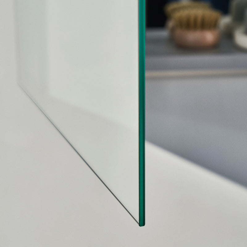 R3 Series Polished Edge and Reversible Hinge Medicine Cabinet - Wall Mount - 16W x 20H" Aluminum/Satin