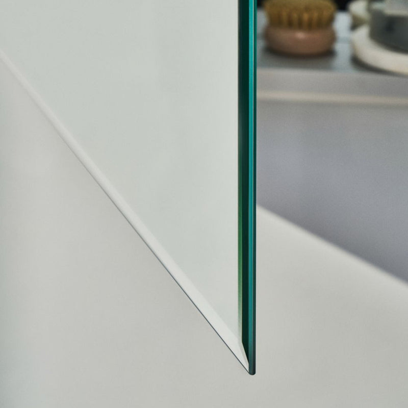 R3 Series Polished Edge and Reversible Hinge Medicine Cabinet - Wall Mount - 24W x 26H" Aluminum/Satin