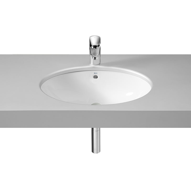 Grand Berna Bathroom Sink - Built-In Or Undermount - 22" Vitreous China/White