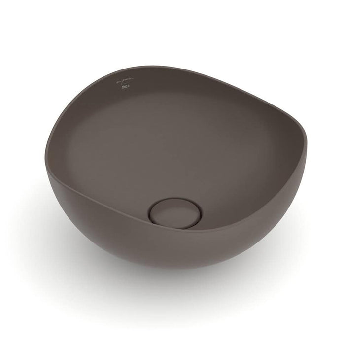 Ohtake Bathroom Sink - Vessel - 15" Ceramic/Coffee