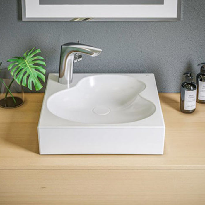 Ohtake Bathroom Sink - Vessel - 17" Ceramic/White