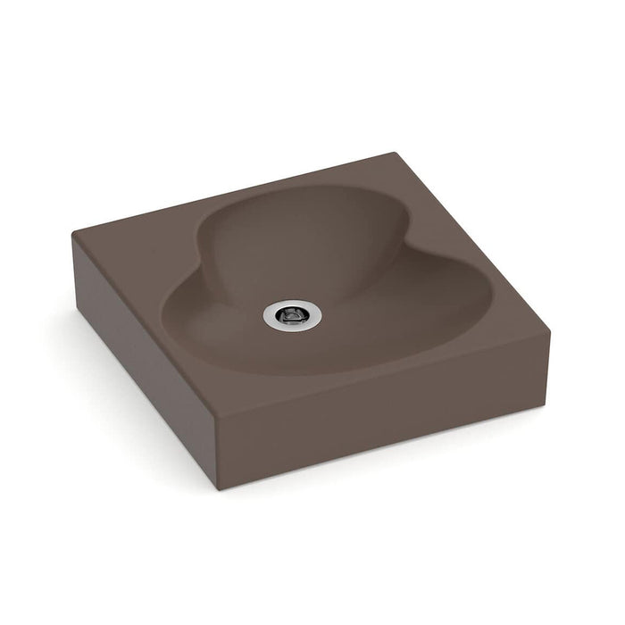 Ohtake Bathroom Sink - Vessel - 17" Ceramic/Coffee