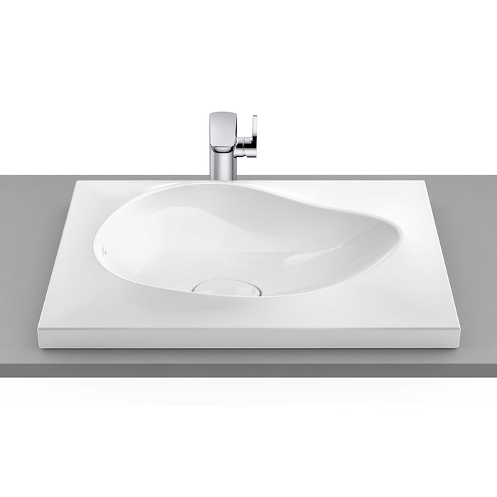 Ohtake Bathroom Sink - Vessel - 25" Ceramic/White