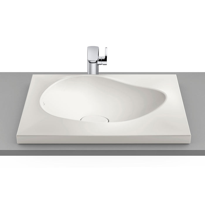 Ohtake Bathroom Sink - Vessel - 25" Ceramic/Beige