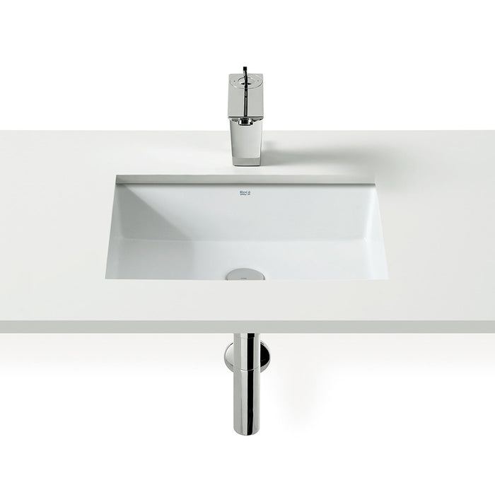 Sofia Bathroom Sink - Built-In Or Undermount - 24" Vitreous China/White