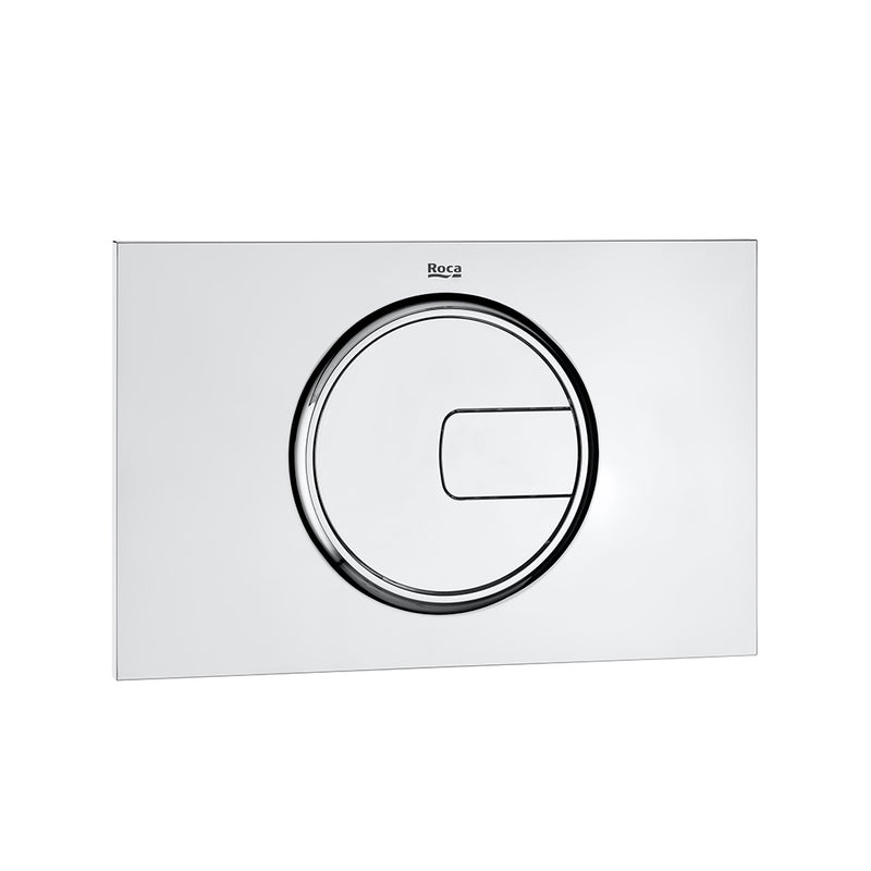 In-Wall PL4 Dual Toilet Flush Plate - Wall Mount - 10" Plastic/Polished Chrome