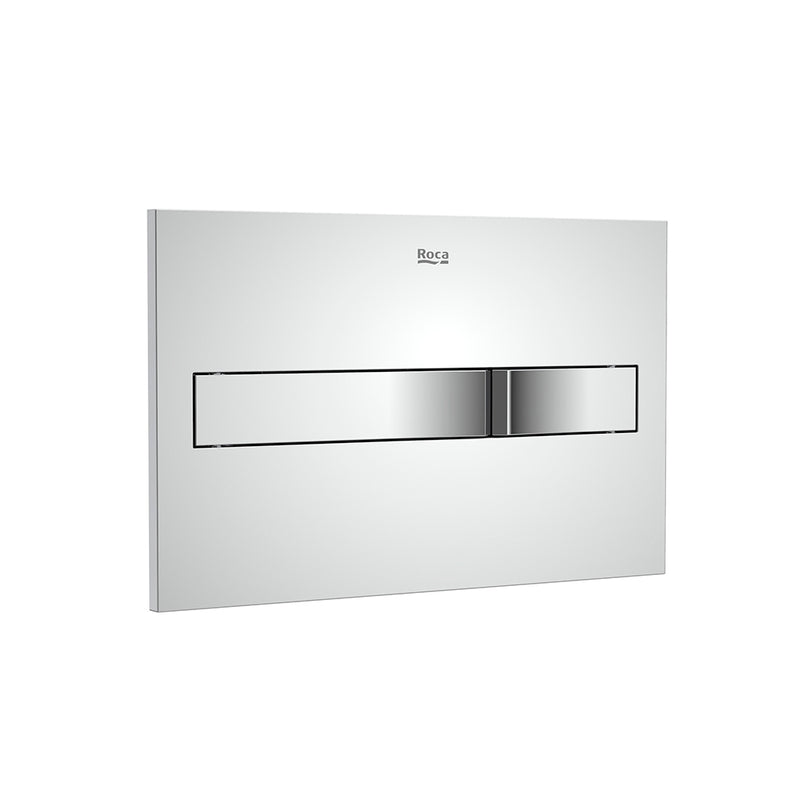 In-Wall PL2 Dual Toilet Flush Plate - Wall Mount - 10" Plastic/Polished Chrome