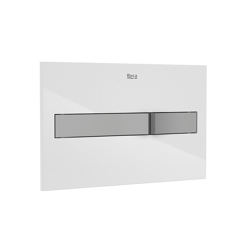 In-Wall PL2 Dual Toilet Flush Plate - Wall Mount - 10" Plastic/Combi