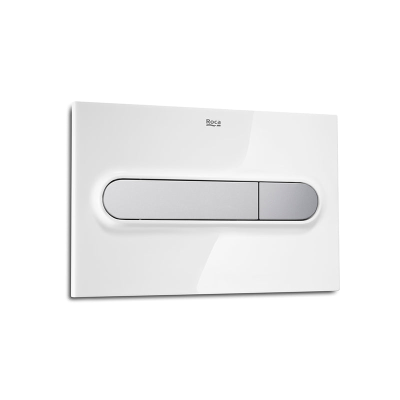 In-Wall PL1 Dual Toilet Flush Plate - Wall Mount - 10" Plastic/Combi