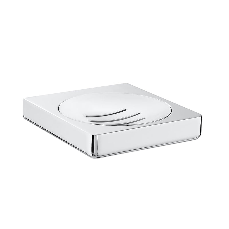 Tempo Bathroom Accessories Set - Wall Mount - Brass/Polished Chrome