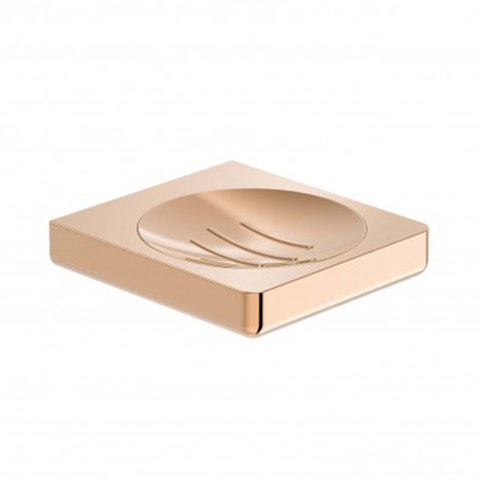 Tempo Soap Dish - Wall Mount - 5" Brass/Brushed Gold