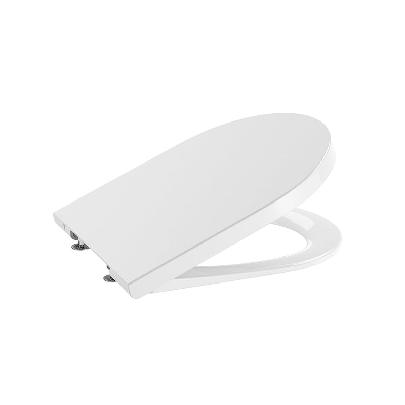 Inspira Round Complete Rimless Toilet with In-Wall PL2 Dual Flush Plate - Wall Mount - 15" Porcelain/Glossy White