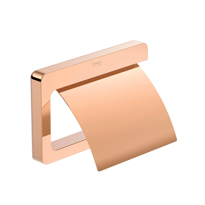 Tempo Toilet Paper Holder - Wall Mount - 6" Brass/Brushed Gold
