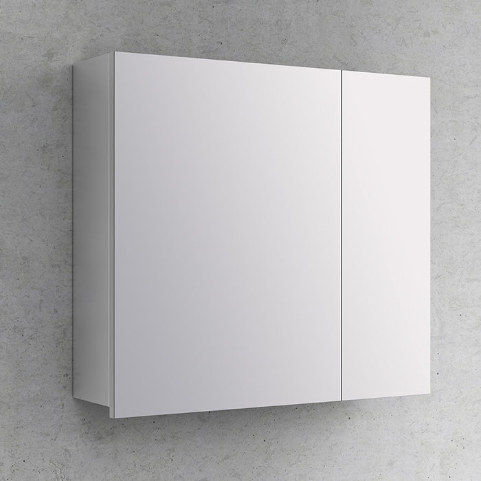 Nika Square Medicine Cabinet - Wall Mount - 32" Glass/White